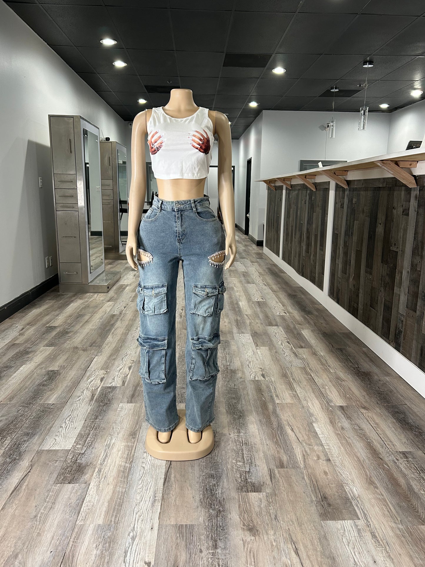 Rhinestone Jeans