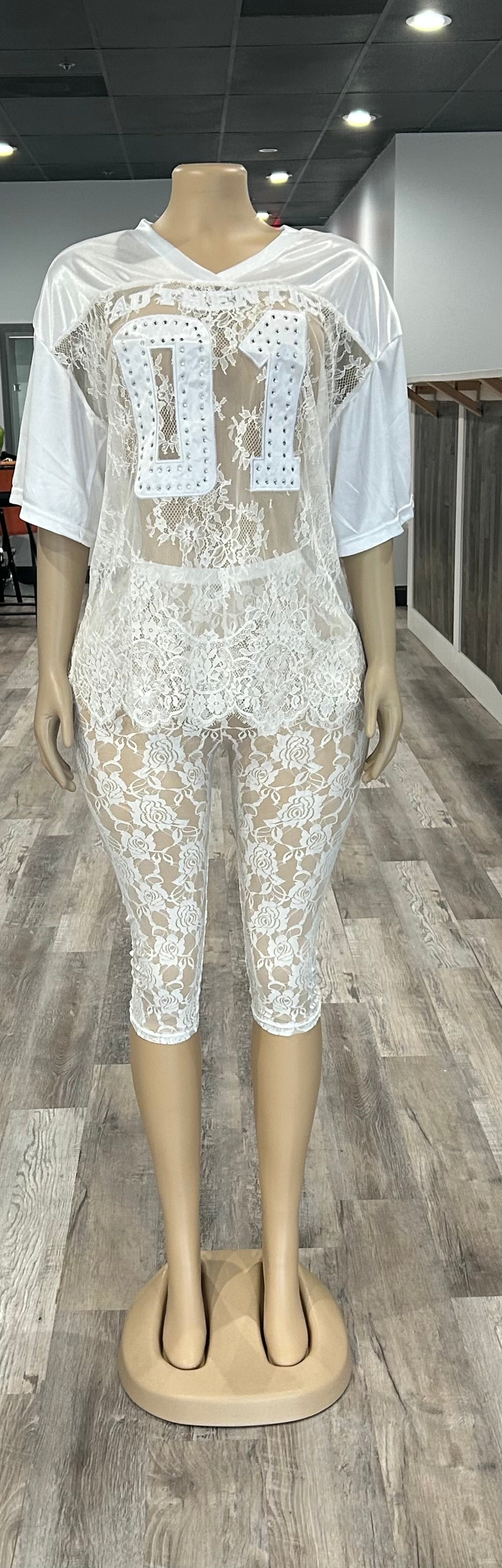 Jersey Lace Set