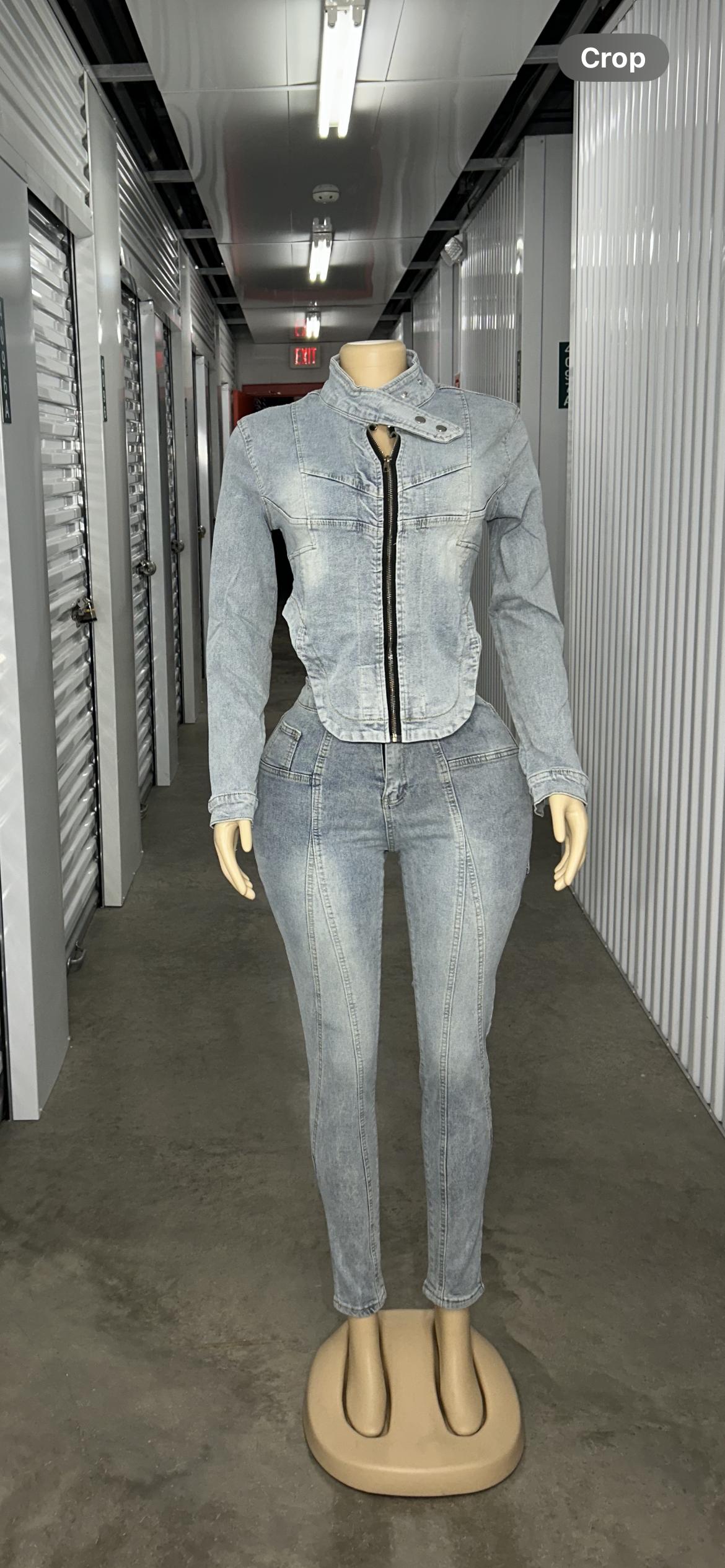 Two Piece Denim Set