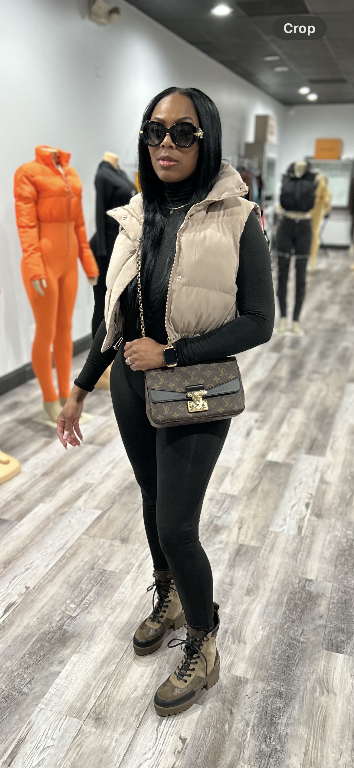 Zip- Up Puffer Vest
