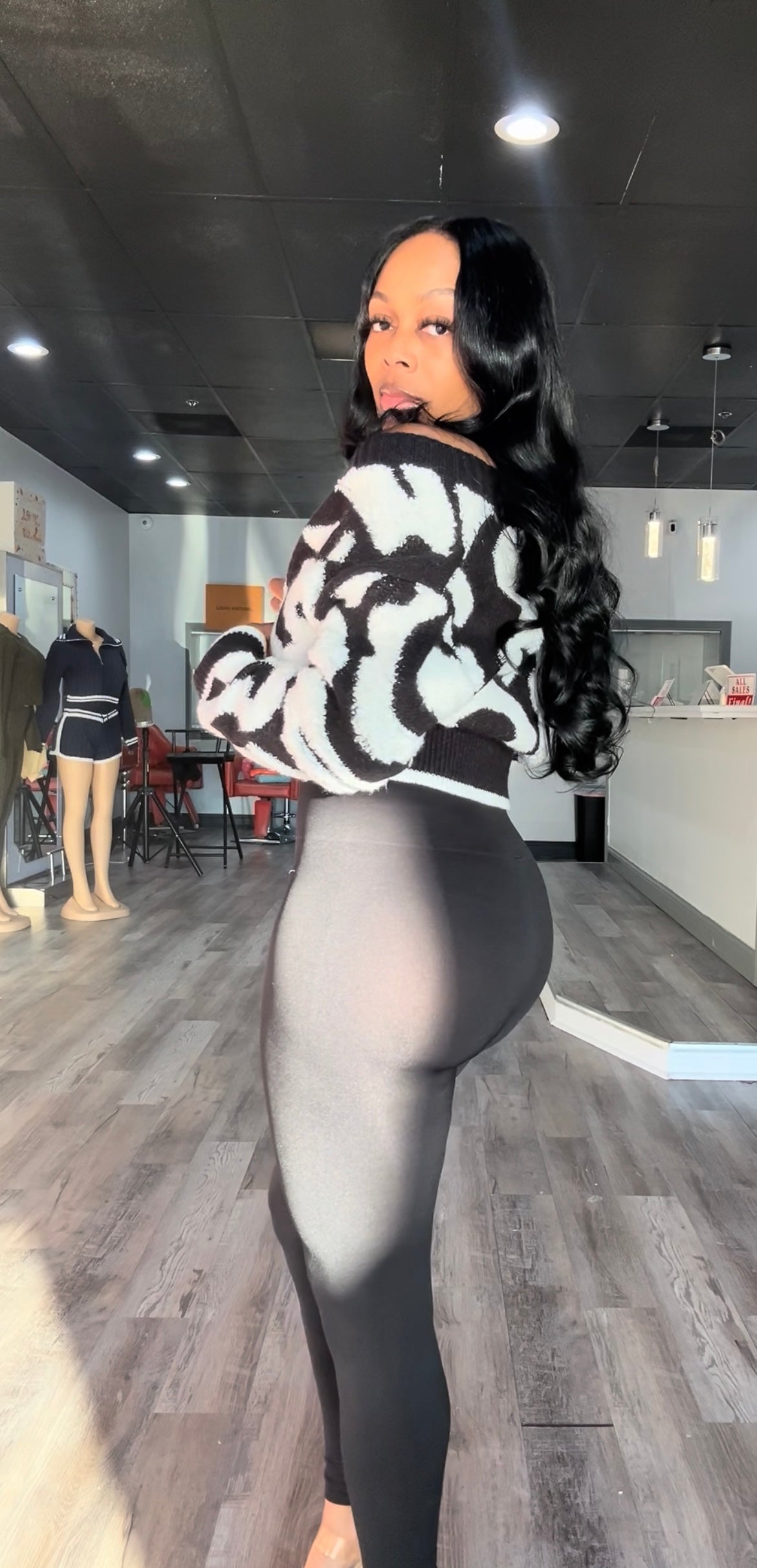 Cozy Long Sleeve Cropped Sweater